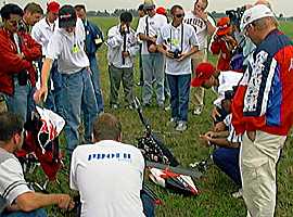 Scott Gray with wrecked Ergo